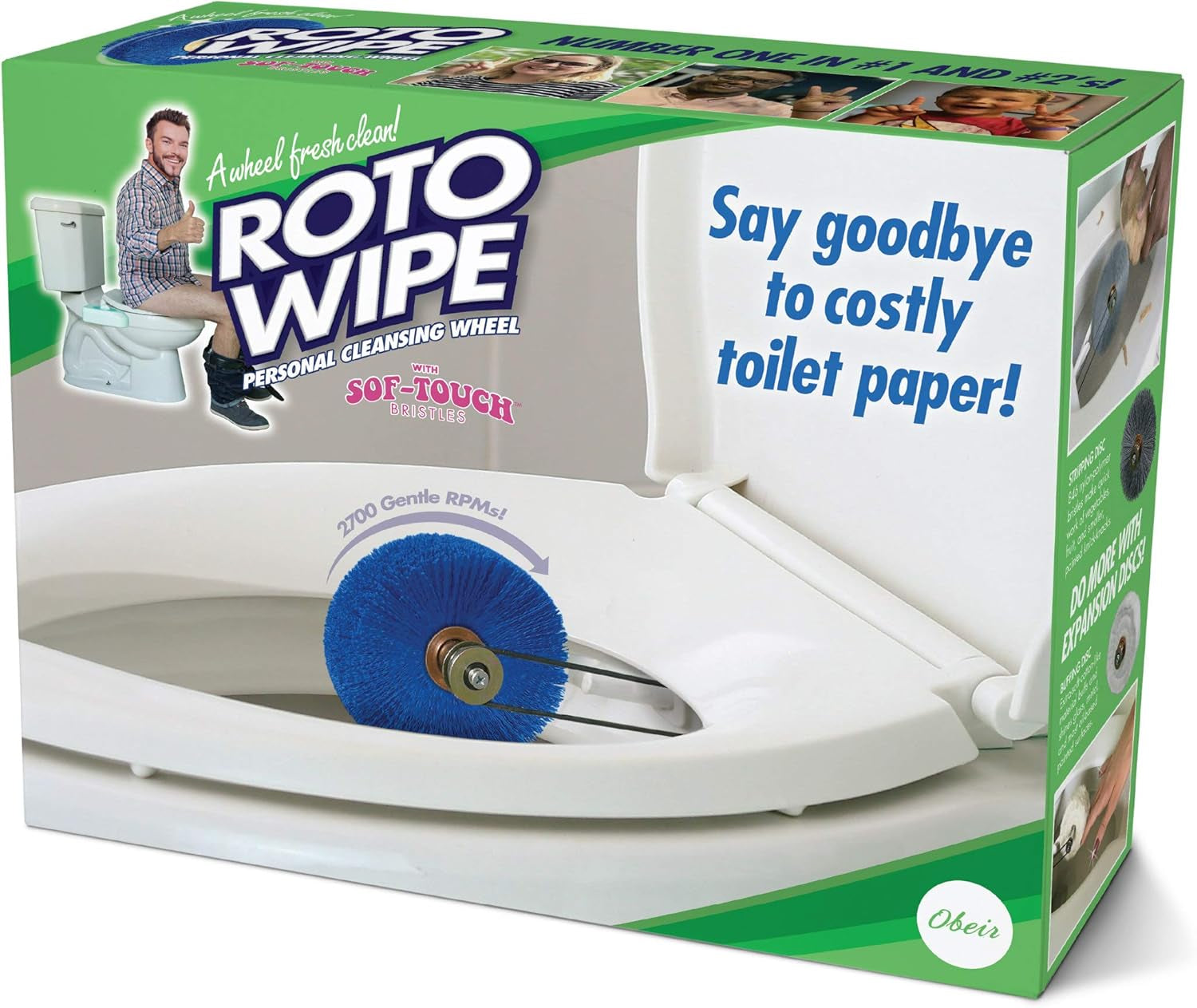 Prank-O Original Gift Box, Wrap Your Real Present in a Funny Authentic Prank-O Gag Present Box, Novelty Gifting for Pranksters, Father'S Day Gift, Shark Tank (Roto Wipe)