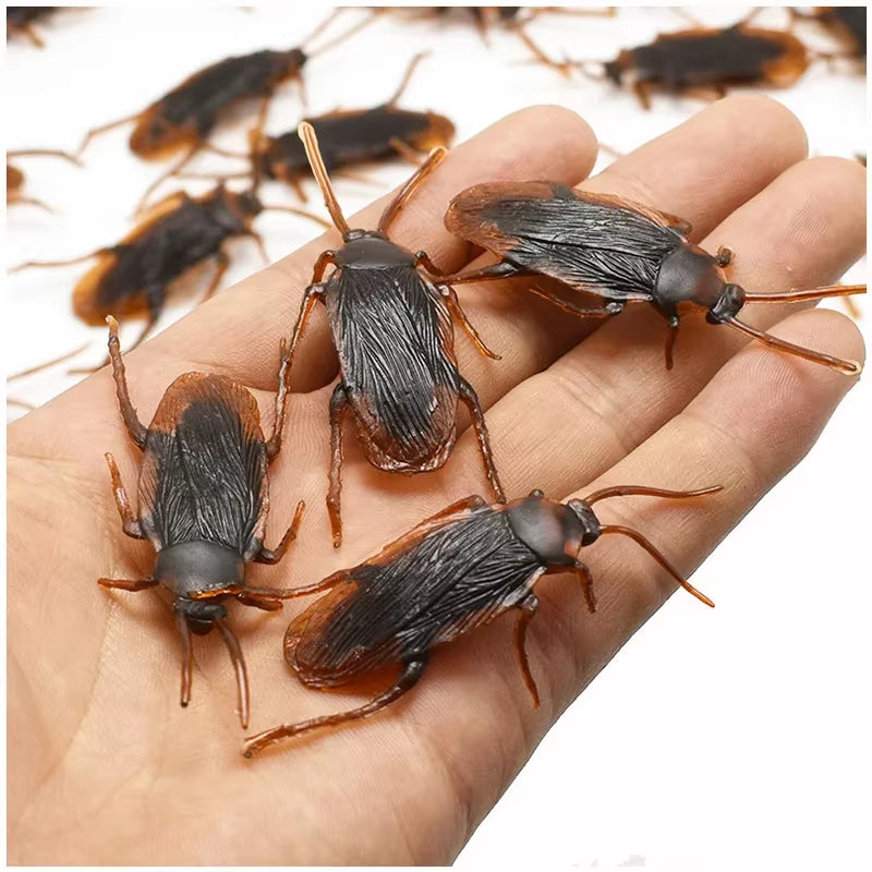 Special Lifelike Model Simulation Fake Rubber Cock Cockroach Roach Bug Roaches Toy Prank Funny Trick Joke Toys April Fools Prank