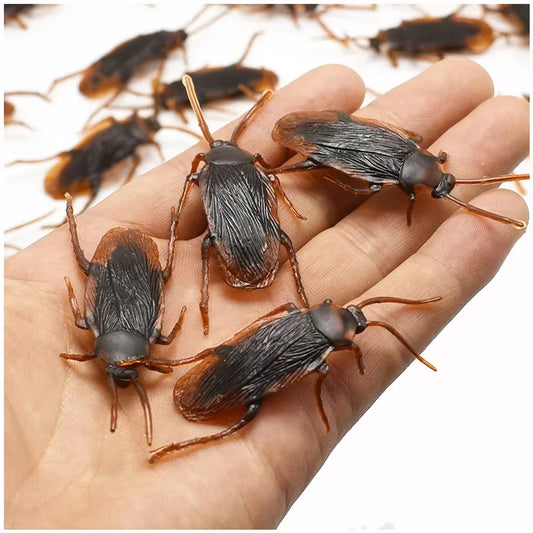 Special Lifelike Model Simulation Fake Rubber Cock Cockroach Roach Bug Roaches Toy Prank Funny Trick Joke Toys April Fools Prank