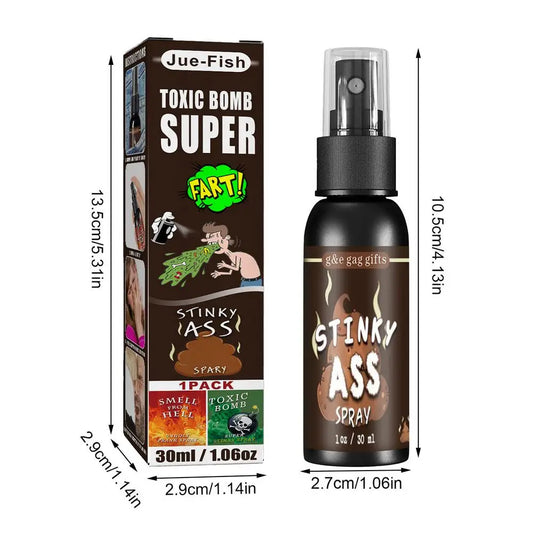 Liquid Fart Gag Prank Joke Spray Can Stink Bombs Smelly Stinky Gags 30ML Fart Spray Extra Strong Stink Prank Novel Funny Toys