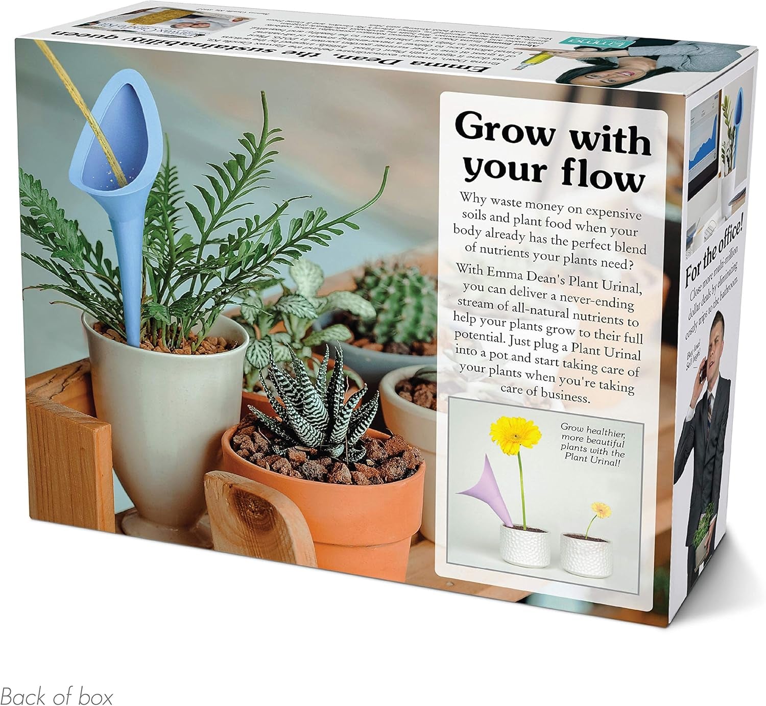 , Plant Urinal Prank Gift Box, Wrap Your Real Present in a Funny Authentic Prank-O Gag Present Box | Novelty Gifting Box for Pranksters