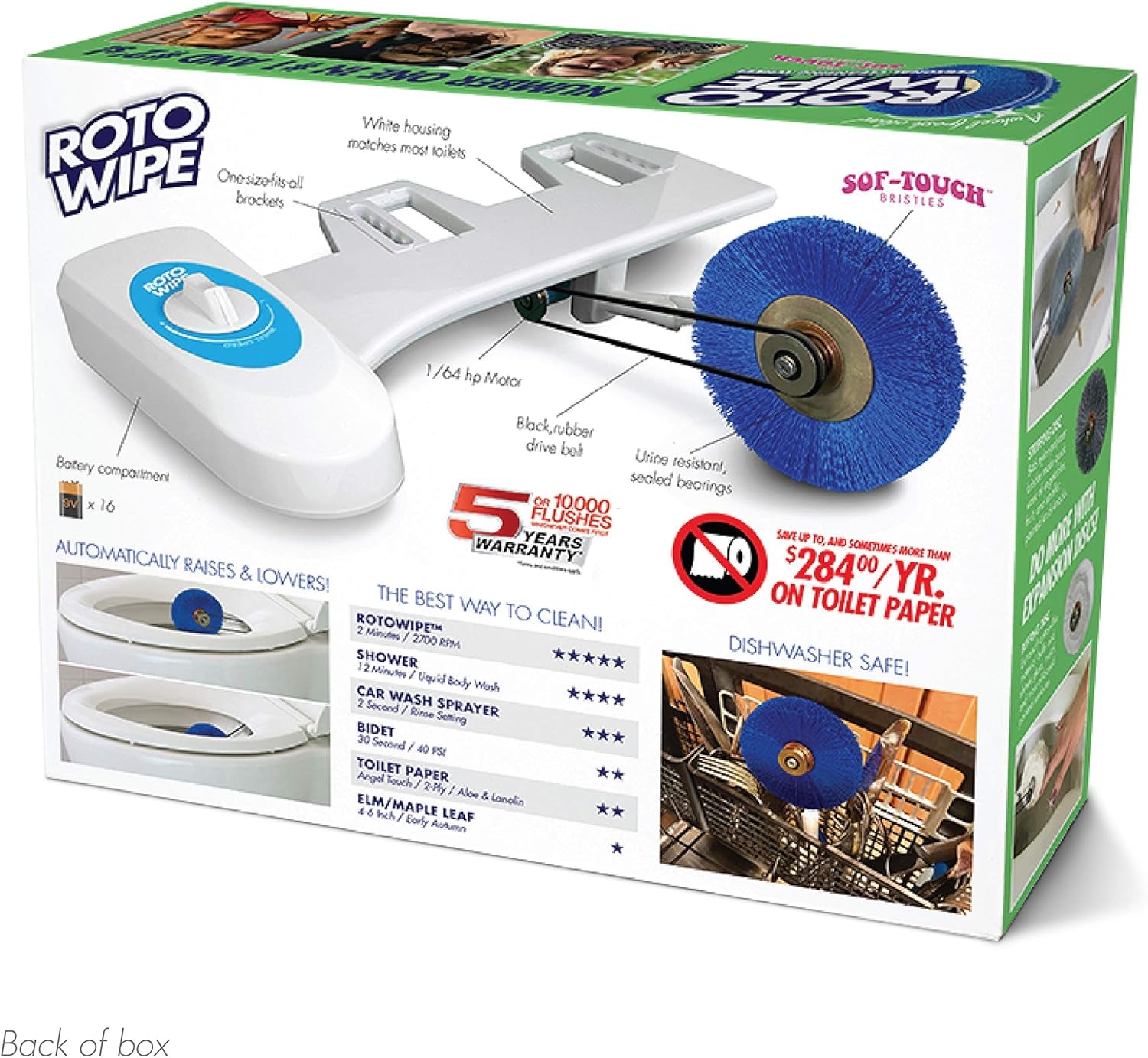 Prank-O Original Gift Box, Wrap Your Real Present in a Funny Authentic Prank-O Gag Present Box, Novelty Gifting for Pranksters, Father'S Day Gift, Shark Tank (Roto Wipe)