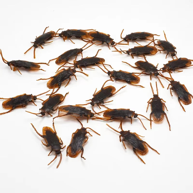 Special Lifelike Model Simulation Fake Rubber Cock Cockroach Roach Bug Roaches Toy Prank Funny Trick Joke Toys April Fools Prank