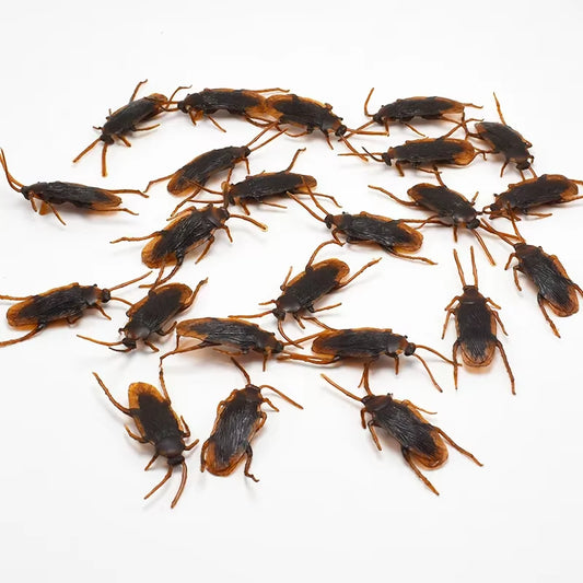 Special Lifelike Model Simulation Fake Rubber Cock Cockroach Roach Bug Roaches Toy Prank Funny Trick Joke Toys April Fools Prank
