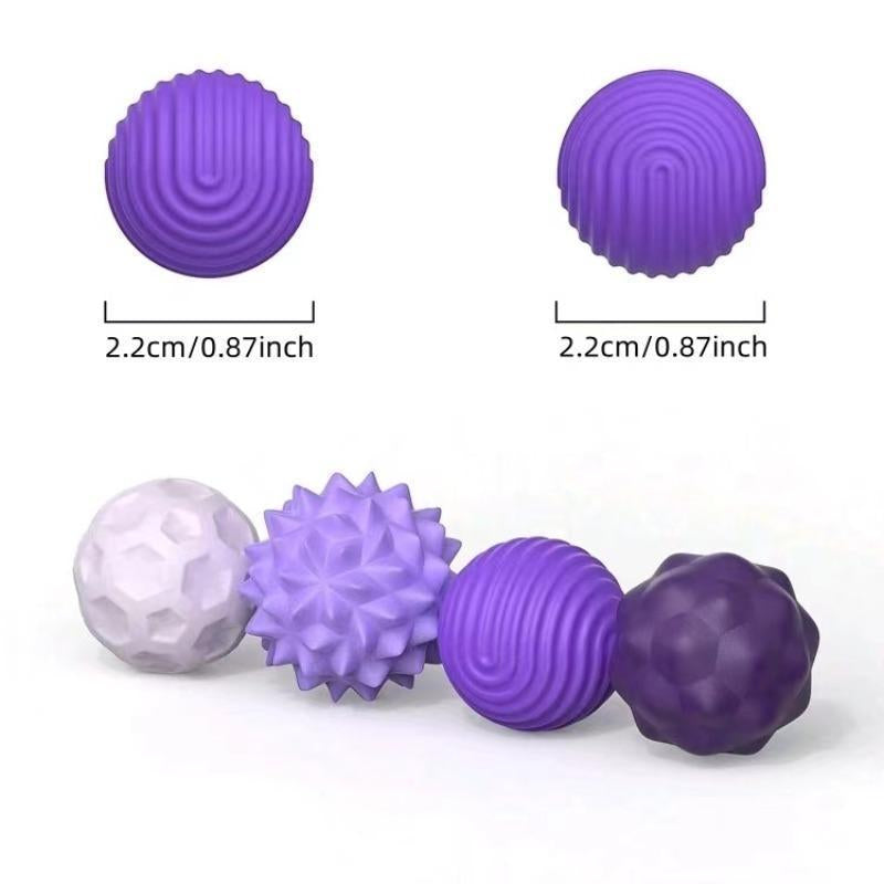 8-Pack Silicone Fidget Ball Suit-Adult and Children Stress Relief and Anxiety Toys-Soft Elastic Sensory Fidget Toys-Quiet Office/Classroom Desk Toys-Multiple Colors (Great Gift for ADHD and Attention)
