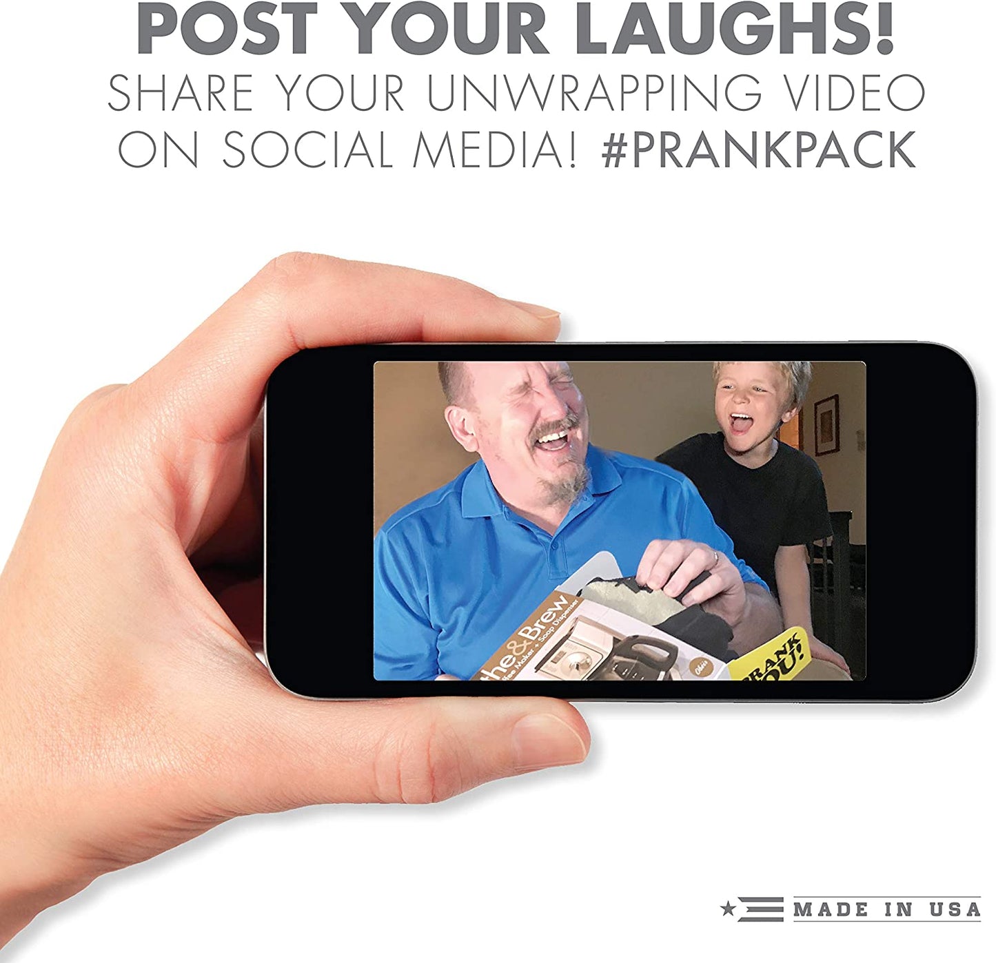 , Handy Hand Prank Gift Box, Wrap Your Real Present in a Funny Authentic Prank-O Gag Present Box | Novelty Gifting for Pranksters