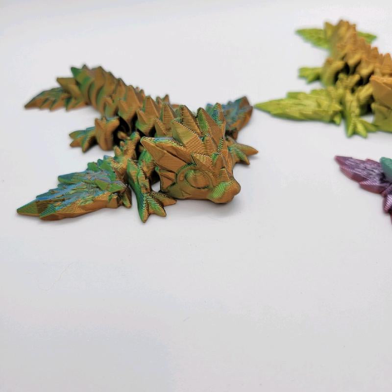 Dragon and Dragon Egg | Mystery | Articulated 3D Printed Color Changing | Christmas Stocking Stuffer | Gift Idea Present | Fidget Toy Kids Teens Adults Christmas Gift Ideas Boy Girl